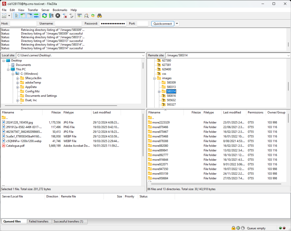Ft File FTP - Uploading large files or files in bulk - Uploading content ...